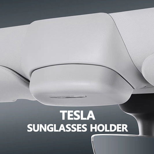 Tesla sunglass holder