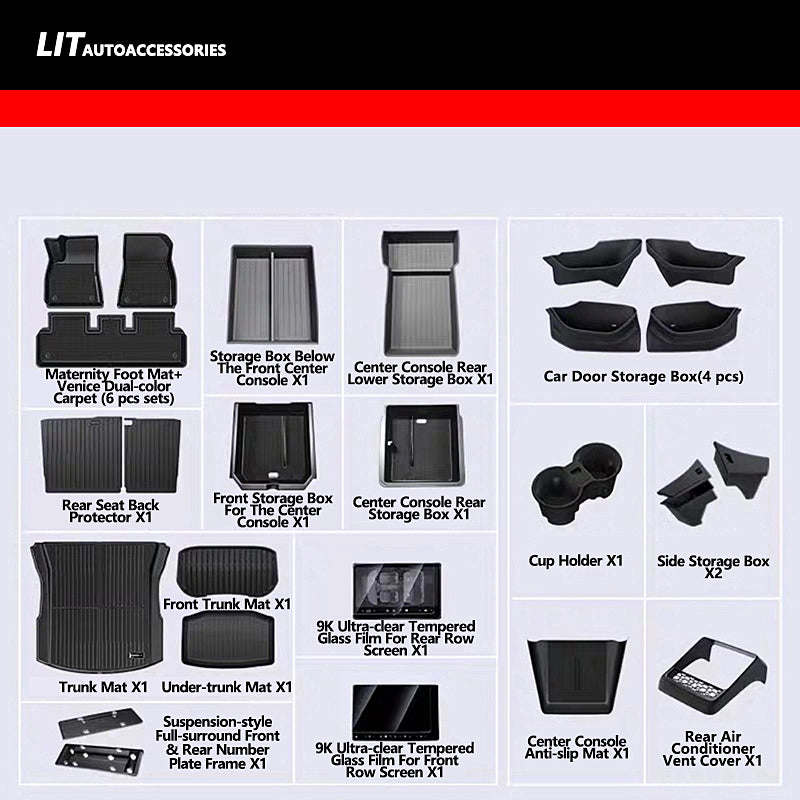 Tesla Interior Protection Kit For 2023 New Model 3