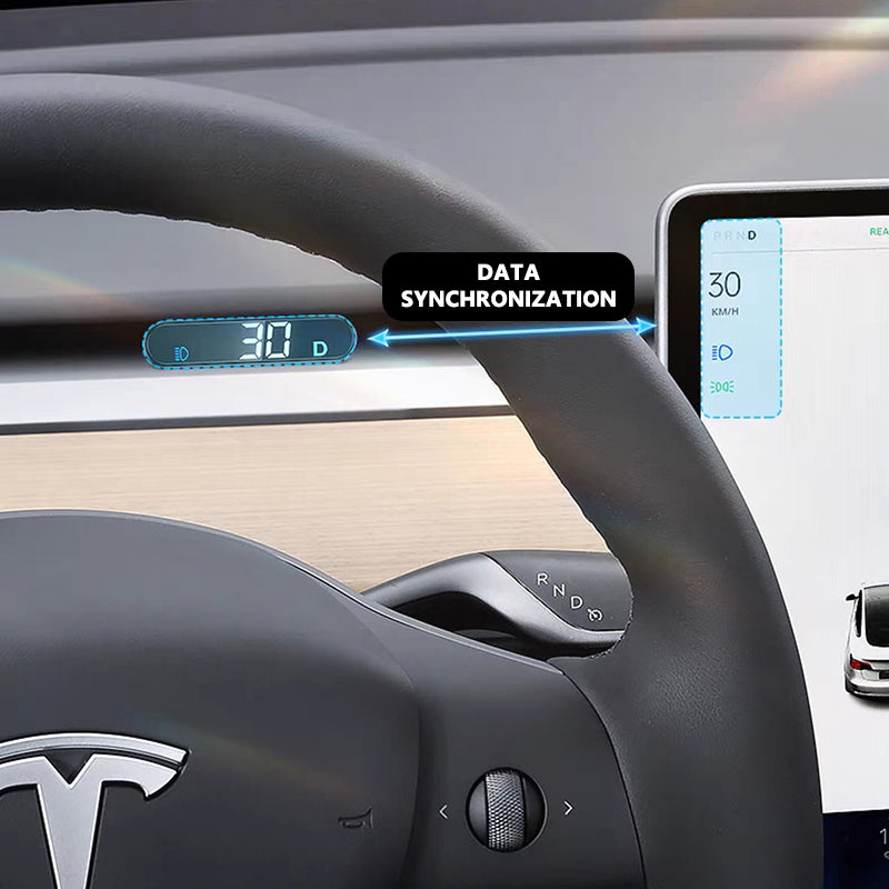 Tesla Driving Assistance Dashboard Auxiliary Display Screen