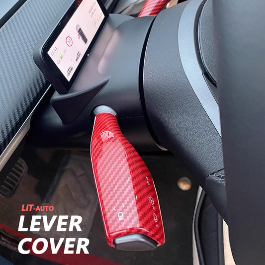 Carbon Fiber Texture Lever Cover
