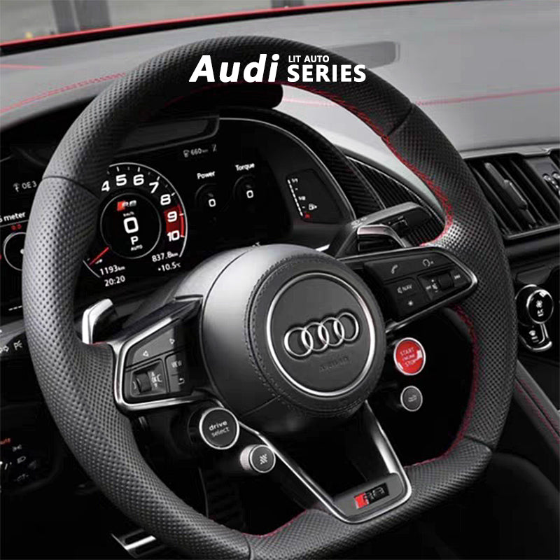 Audi Carbon Fiber Steering Wheel Sports Modification